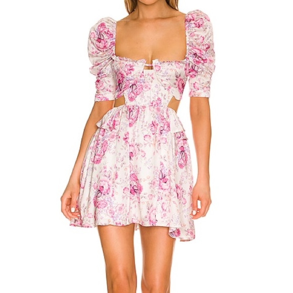 NWT For love and lemons Lucia mini dress